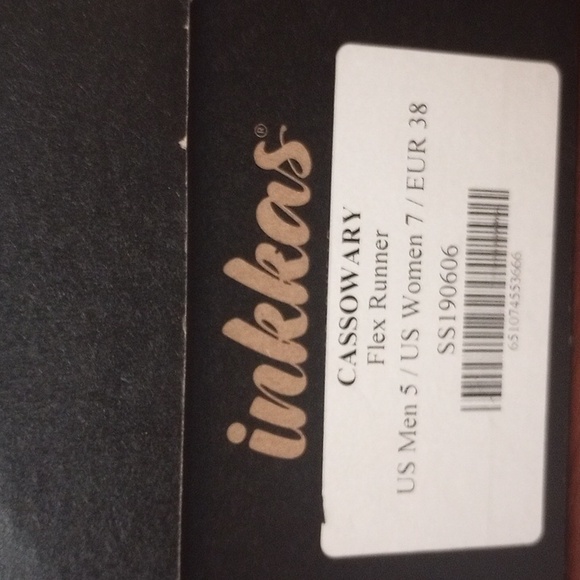 Inkkas, size7 (w), size 5(m) flex runner sneaker - Picture 5 of 5